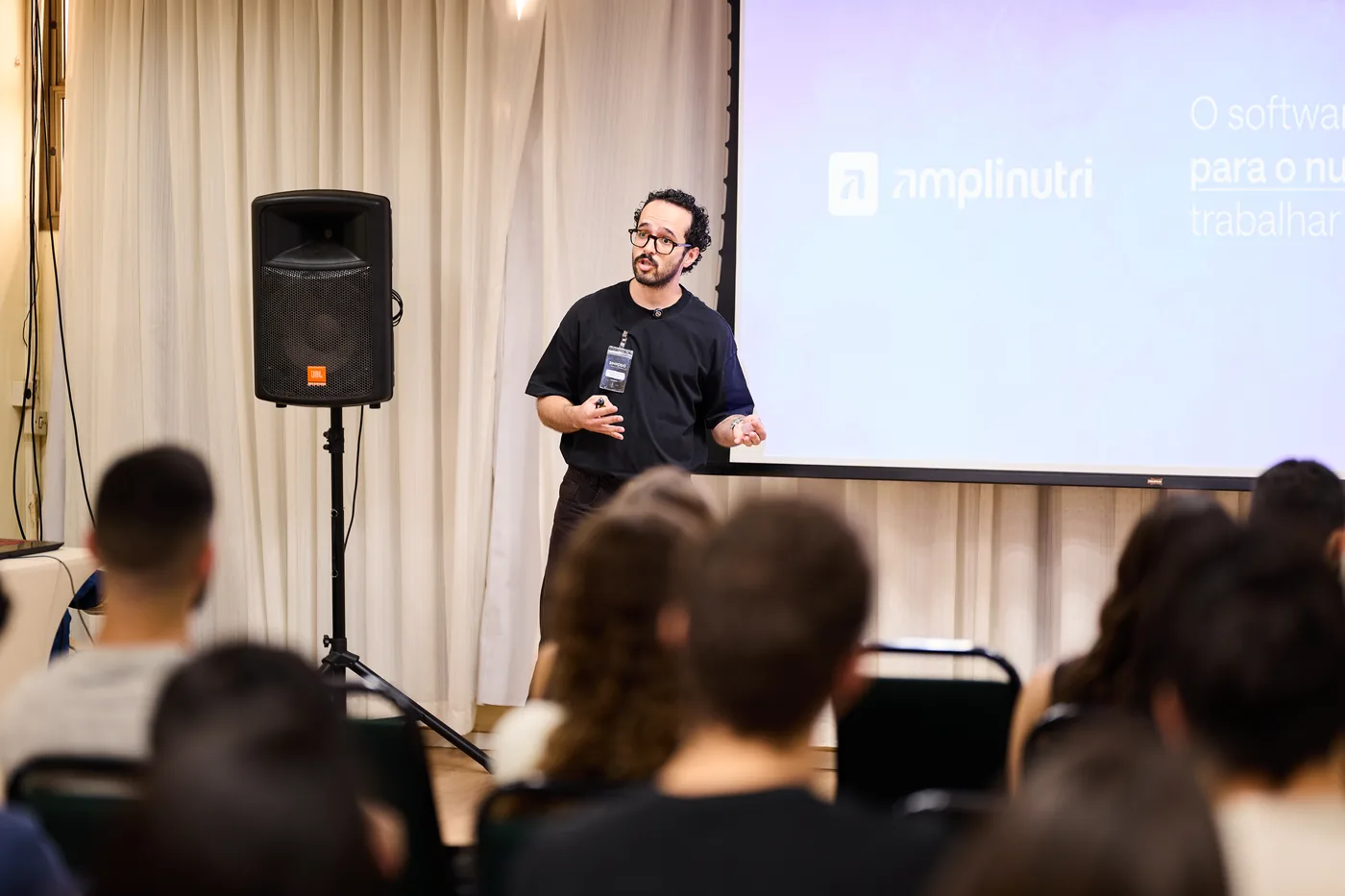 Amplinutri marcando presença em um evento Nutriwork